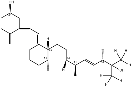 25-羟基维生素 D2-D6 结构式