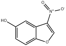 3-硝基苯并呋喃-5-醇 结构式