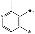 3-氨基-4-溴-2-甲基吡啶 结构式
