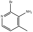 2-溴-3-氨基-4-甲基吡啶 结构式