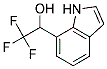 2,2,2-三氟-1-(1H-吲哚-7-基)乙烷-1-醇 结构式