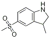 5-Methanesulfonyl-3-Methyl-2,3-dihydro-1H-indole 结构式