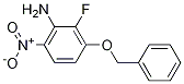 3-(benzyloxy)-2-fluoro-6-nitroaniline 结构式