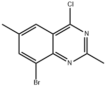 8-broMo-4-chloro-2,6-diMethylquinazoline 结构式