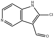 2-chloro-1H-pyrrolo[3,2-c]pyridine-3-carbaldehyde 结构式