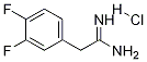 2-(3,4-DIFLUOROPHENYL) ACETIMIDAMIDE 结构式