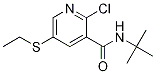 N-tert-butyl-2-chloro-5-(ethylsulfanyl)pyridine-3-
carboxaMide 结构式