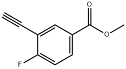 甲基 3-乙炔基-4-氟苯酸盐 结构式