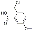 Benzoic acid, 2-(chloroMethyl)-5-Methoxy- 结构式