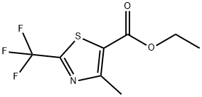 ethyl 4-Methyl-2-(trifluoroMethyl)-1,3-thiazole-5-
carboxylate 结构式