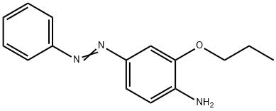 3-N-PROPOXY-4-AMINOAZOBENZENE 结构式