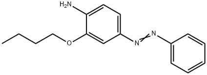 3-N-BUTOXY-4-AMINOAZOBENZENE 结构式