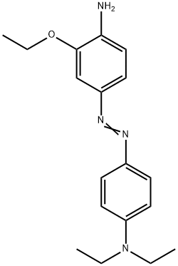 4-((4-AMINO-3-ETHOXYPHENYL)-AZO)-N,N-DIETHYLANILINE 结构式