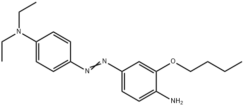 4-((4-AMINO-3-N-BUTOXY-PHENYL)AZO)-N,N-DIETHYLANILINE 结构式