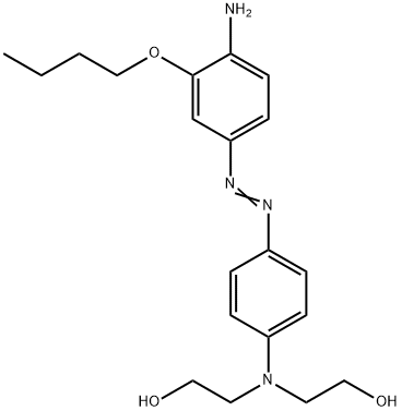 4-((4-AMINO-3-N-BUTOXYPHENYL)AZO)-N,N-BIS(2-HYDROXYETHYL)ANILINE 结构式