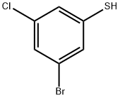 3-Bromo-5-chlorobenzenethiol 结构式