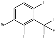 2,4-二氟-3-三氟甲基溴苯 结构式