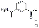 3-(1-氨基乙基)苯甲酸甲酯盐酸盐 结构式