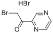 2-溴-1-(2-吡嗪基)乙酮氢溴酸盐 结构式