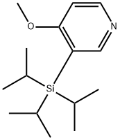 4-甲氧基-3-(三异丙基甲硅烷基)嘧啶 结构式