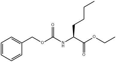 Norleucine, N-[(phenylmethoxy)carbonyl]-, ethyl ester 结构式