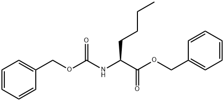 NORLEUCINE, N-[(PHENYLMETHOXY)CARBONYL]-, PHENYLMETHYL ESTER 结构式