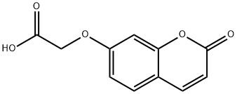 [(2-氧代-2H-苯并吡喃-7-基)氧基]乙酸 结构式