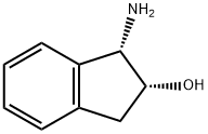 (1S,2R)-(-)-1-氨基-2-茚醇 结构式