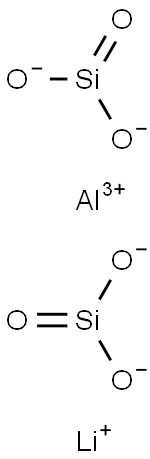 aluminum lithium silicate 结构式