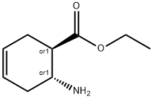 trans-6-Amino-cyclohex-3-enecarboxylic acid ethyl ester 结构式