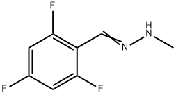 N-Methyl-N'-[1-(2,4,6-trifluoro-phenyl)-methylidene]-hydrazine 结构式