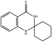 1'H-螺[环己烷-1,2'-喹唑啉]-4'(3'H)-硫酮 结构式