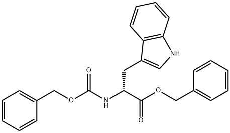 N-苄氧羰基-D-色氨酸苄酯 结构式