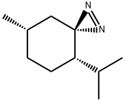 1,2-Diazaspiro[2.5]oct-1-ene,7-methyl-4-(1-methylethyl)-,(4S-trans)-(9CI) 结构式