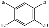 1,3-BENZENEDIOL, 4-BROMO-6-CHLORO- 结构式