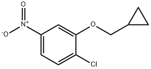 1-Chloro-2-(cyclopropylMethoxy)-4-nitrobenzene 结构式