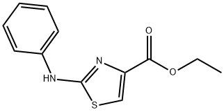 2-苯胺基-噻唑-4-甲酸乙酯 结构式