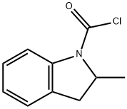 1H-Indole-1-carbonylchloride,2,3-dihydro-2-methyl-(9CI) 结构式