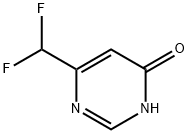 6-(DIFLUOROMETHYL)PYRIMIDIN-4(3H)-ONE 结构式