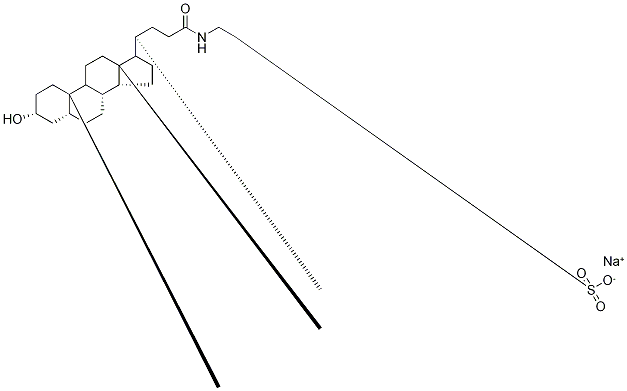 Taurolithocholic Acid-d5 Sodium Salt 结构式
