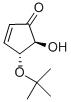 (4S,5R)-4-叔丁氧基-5-羟基-2-环戊烯-1-酮 结构式