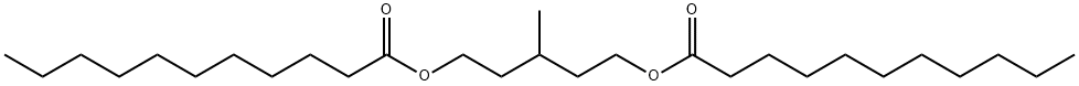 Undecanoic acid, 1,1'-(3-methyl-1,5-pentanediyl) ester 结构式