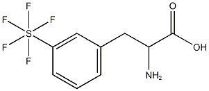 2-氨基-3-(3-(五氟-Λ6-硫烷基)苯基)丙酸 结构式