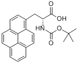 丁氧羰基-3-(1-芘基)-D-丙氨酸 结构式
