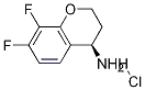 (R)-7,8-二氟苯并二氢吡喃-4-胺盐酸盐 结构式