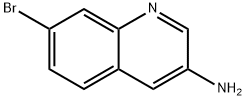 7-溴喹啉-3-胺 结构式