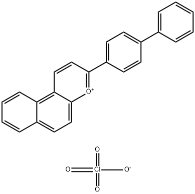 3-(BIPHENYL-4-YL)-3H-BENZO[F]CHROMYLIUM PERCHLORATE 结构式