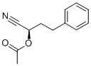 R-2-乙酰氧基-4-苯丁腈 结构式