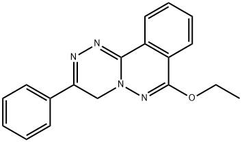 4H-(1,2,4)Triazino(3,4-a)phthalazine, 7-ethoxy-3-phenyl- 结构式
