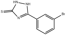 5-(3-溴苯基)-1H-1,2,4-三唑-3(2H)-硫酮 结构式
